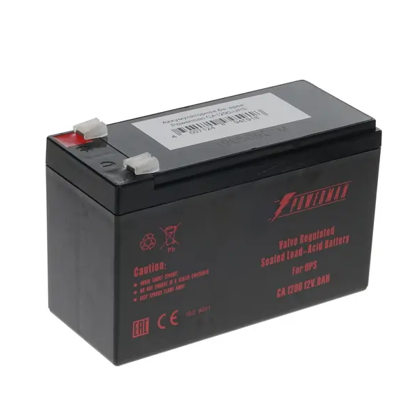 Аккумулятор для ИБП POWERMAN 12V/9AH 9 А/ч 12 В (POWERMAN Battery 12V/9AH)