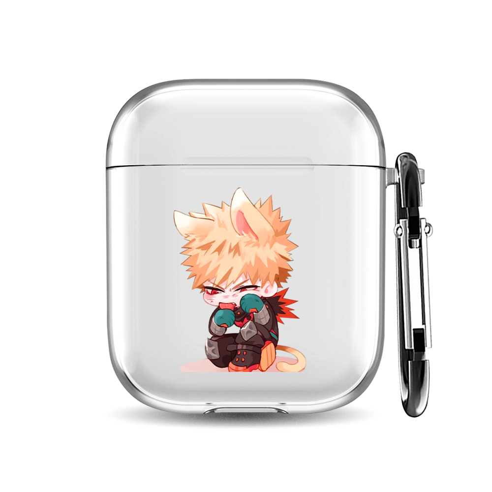 

Силиконовый чехол для наушников Airpods 1/2 "Neko Katsuki", AIPC-410-9A-1