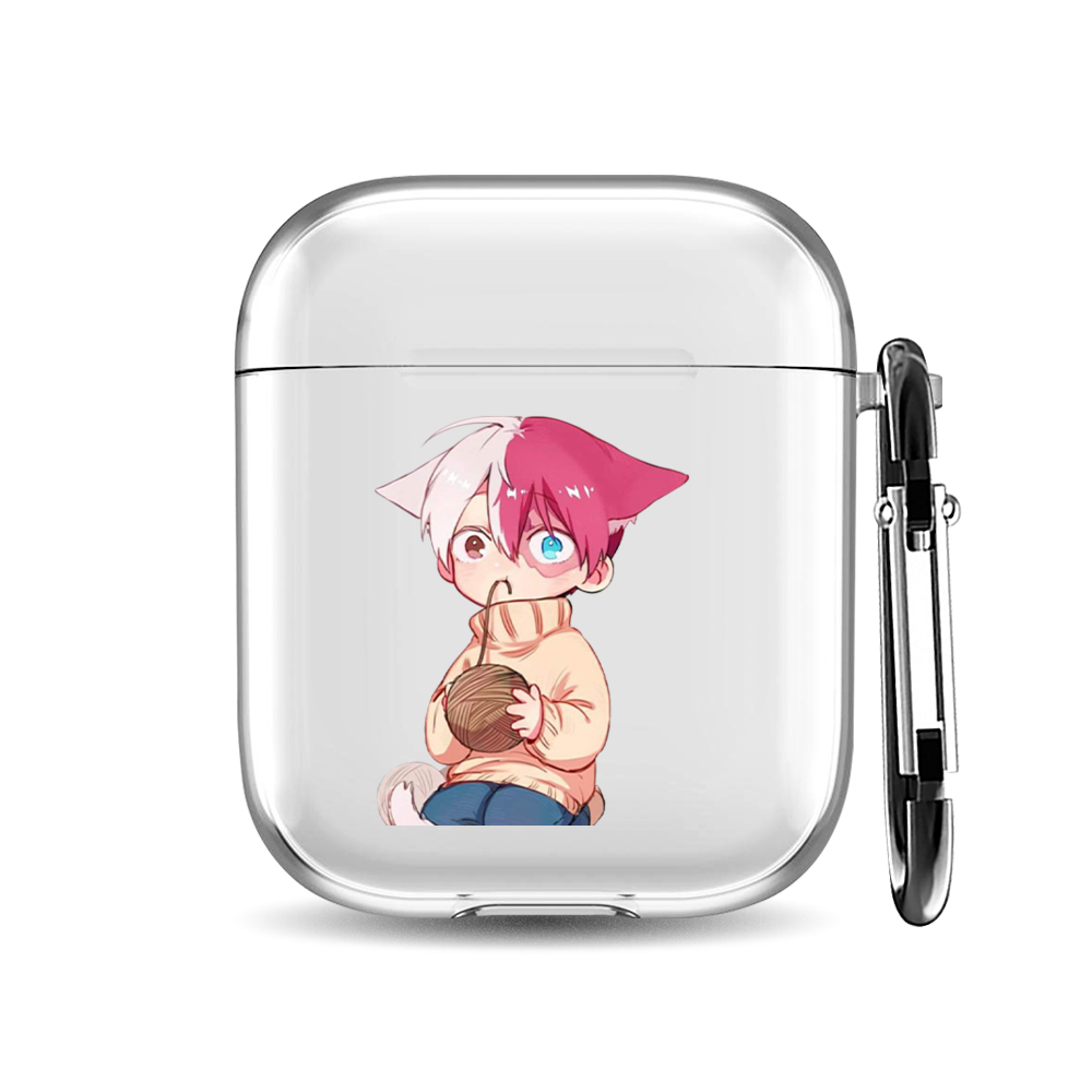 

Силиконовый чехол для наушников Airpods 1/2 "Neko Todoroki", AIPC-410-9A-1