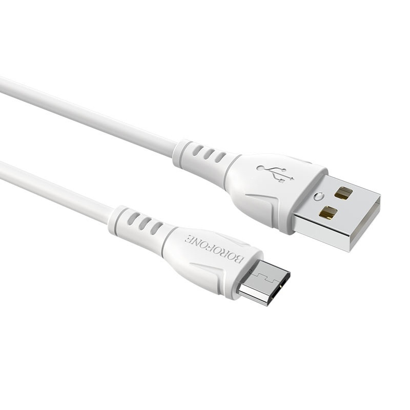 

Кабель micro USB-USB BOROFONE 1м белый
