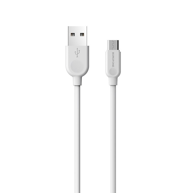 

Кабель micro USB-USB BOROFONE 1м белый