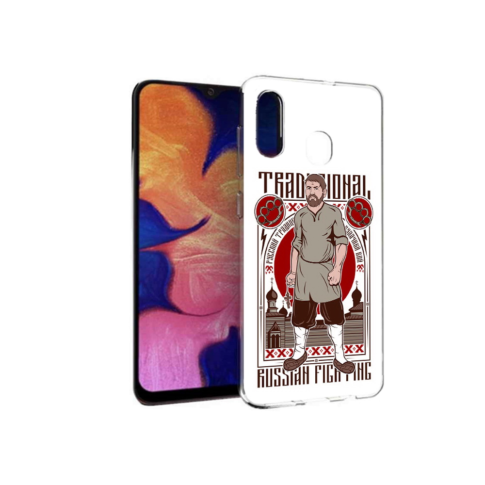 

Чехол MyPads Tocco для Samsung Galaxy A30 Традициональный мужчина (PT126700.499.173), Прозрачный, Tocco
