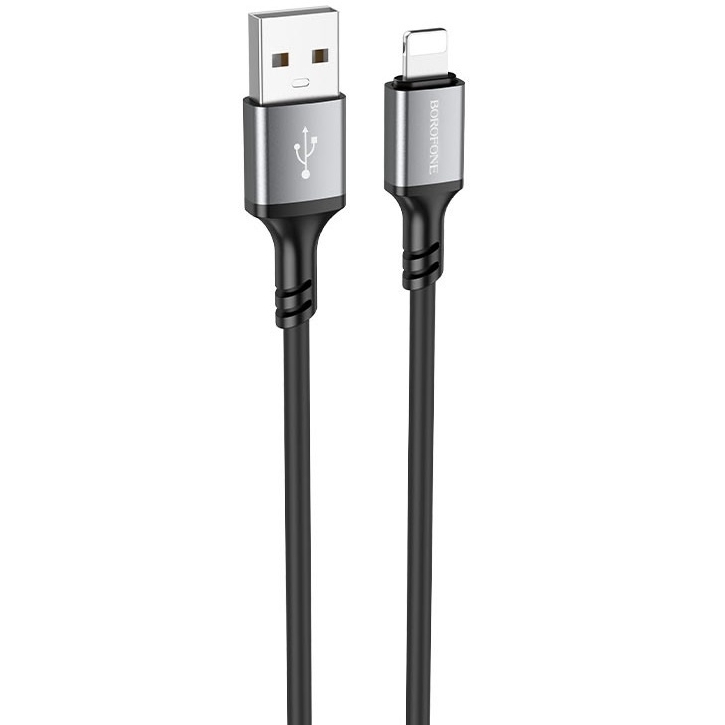 

Кабель Lightning-USB BOROFONE 1м черный