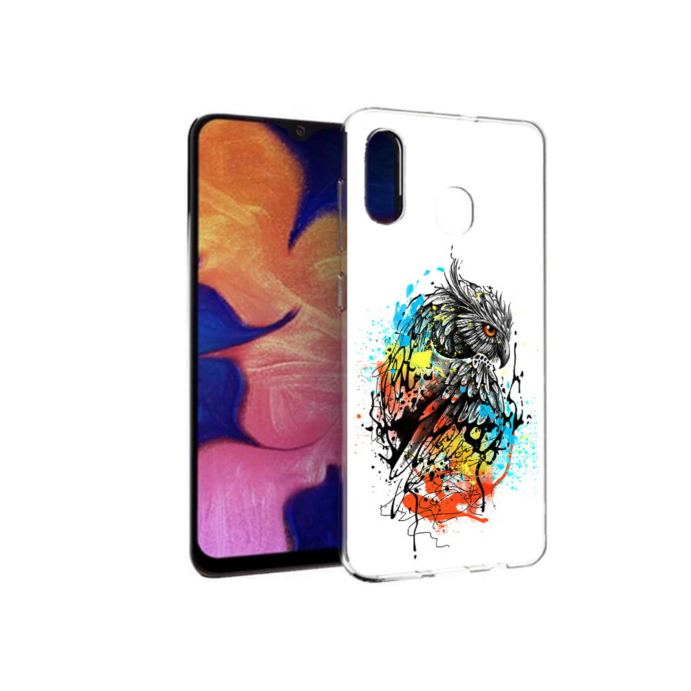 

Чехол MyPads Tocco для Samsung Galaxy A30 Творческая сова (PT126700.499.170), Прозрачный, Tocco