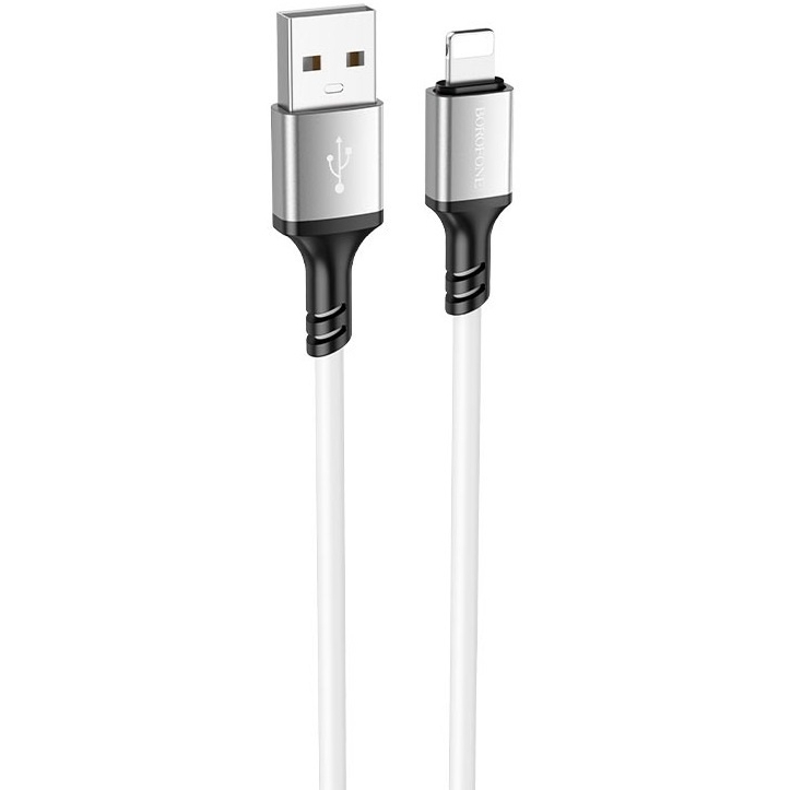 

Кабель Lightning-USB Borofone 1м белый