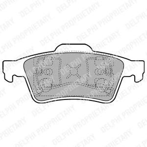 Колодки зад.NISSAN PRIMERA P12/FORD FOCUS C-MAX/MZDA 3/OPEL/SAAB/VOLVO S40,V50 LP1870