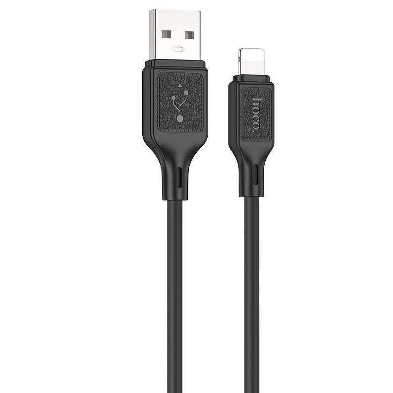 

Кабель Lightning-USB Hoco 1м черный