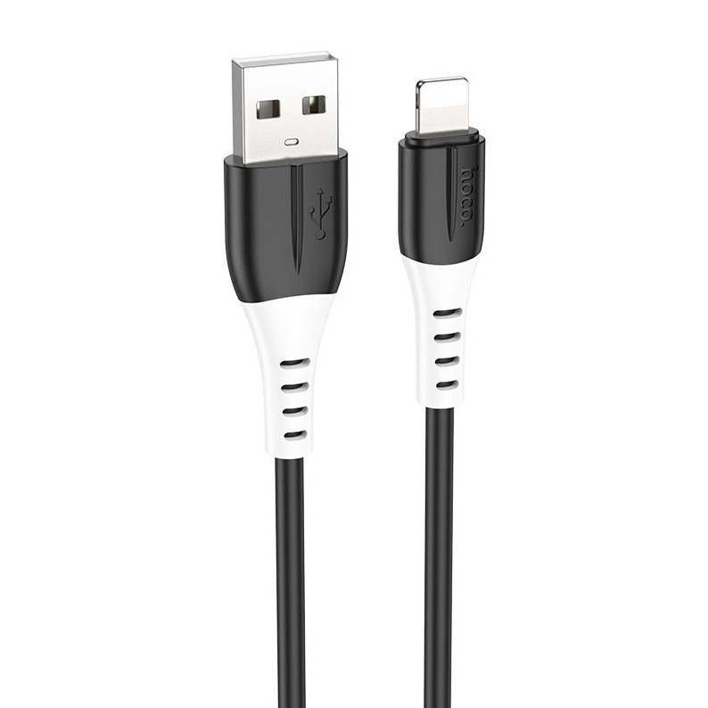

Кабель Lightning-USB Hoco 1м черный