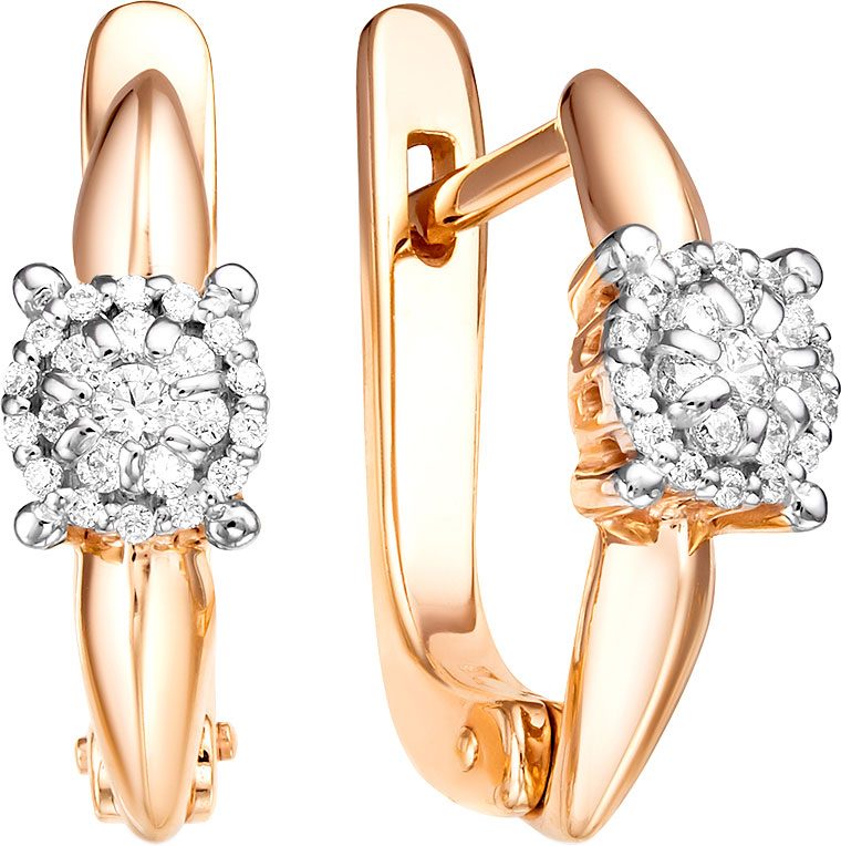 

Серьги женские Diamond Union 5-270-103INV-2K из красного золота, бриллиант, 5-270-103INV-2K