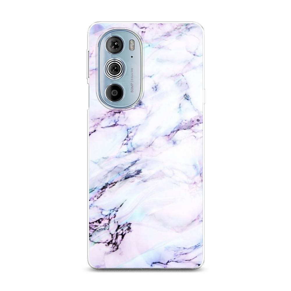 

Чехол на Motorola Edge 30 Pro "Радужный мрамор", Серый;фиолетовый, 243350-3
