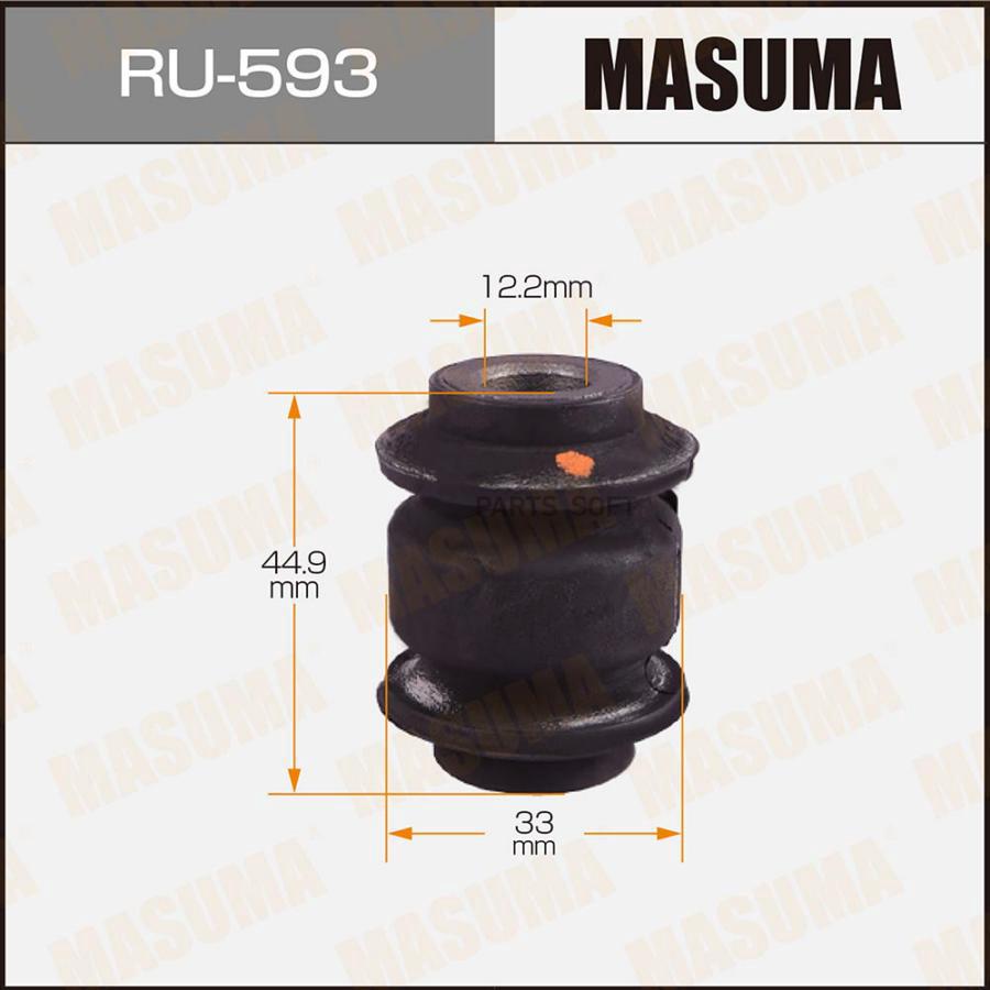 

Ru593 сайлентблок Зад. Попереч. Тяги Nissan Almera N15 95-00/ Primera P11/Wp11 95> Masuma