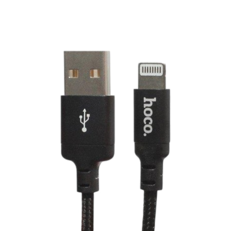 

Кабель Lightning-USB Hoco 1м черный