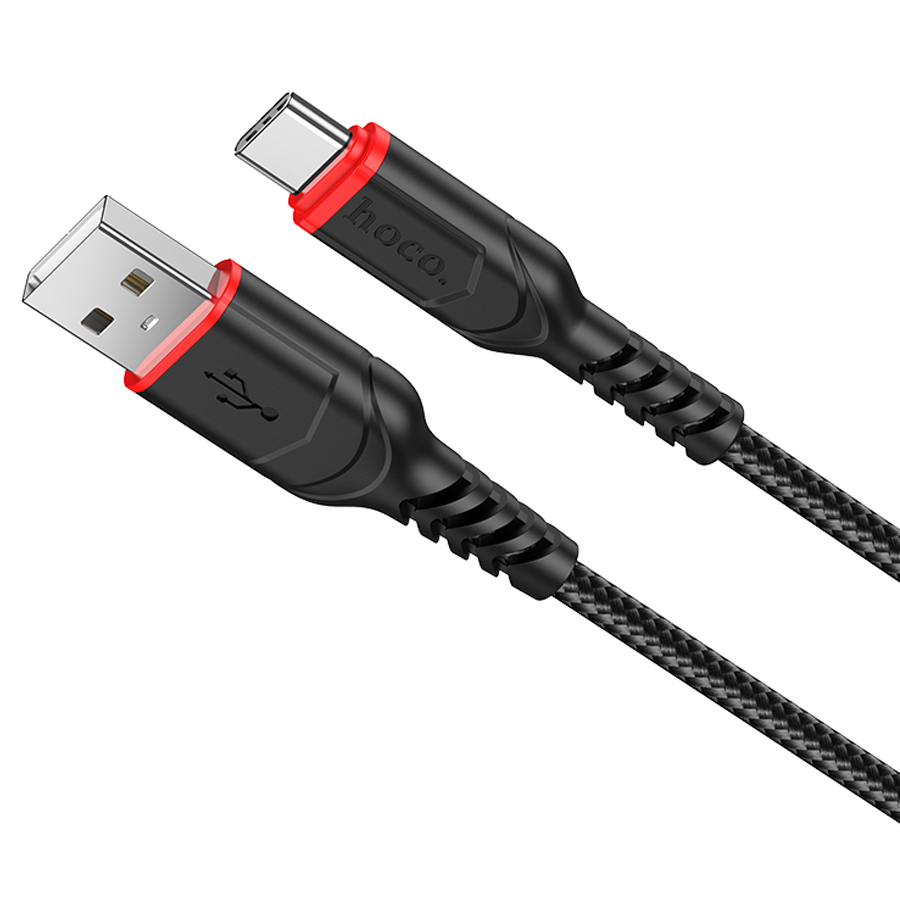 

Кабель USB Type-C-USB Hoco 1м черный