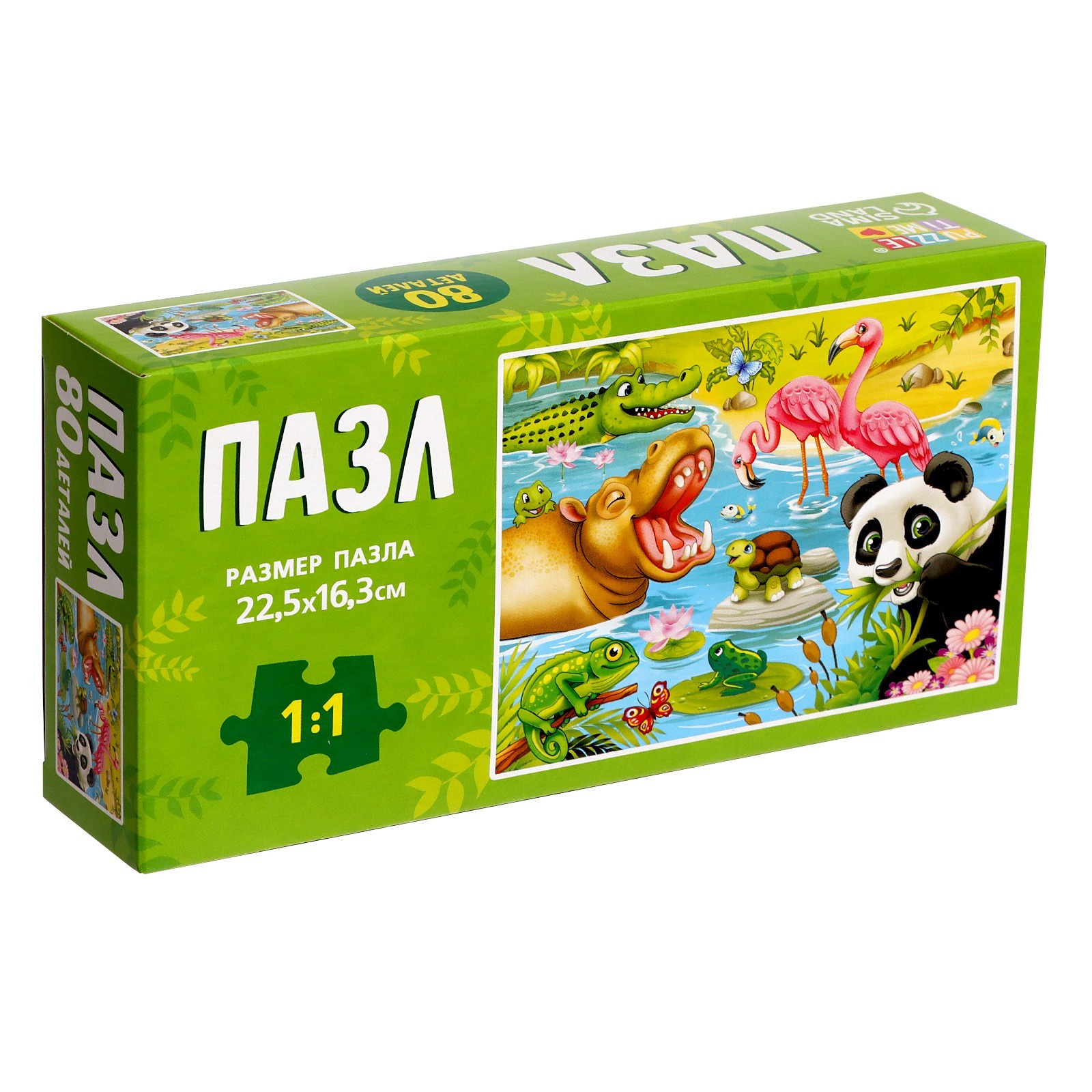 

Пазл «Райский уголок», 80 деталей, Пазлы 80 элементов Puzzle Time