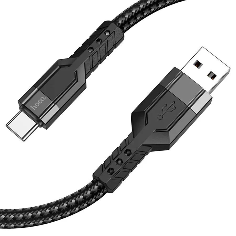 

Кабель micro USB-USB Hoco U110 1.2м черный, U110