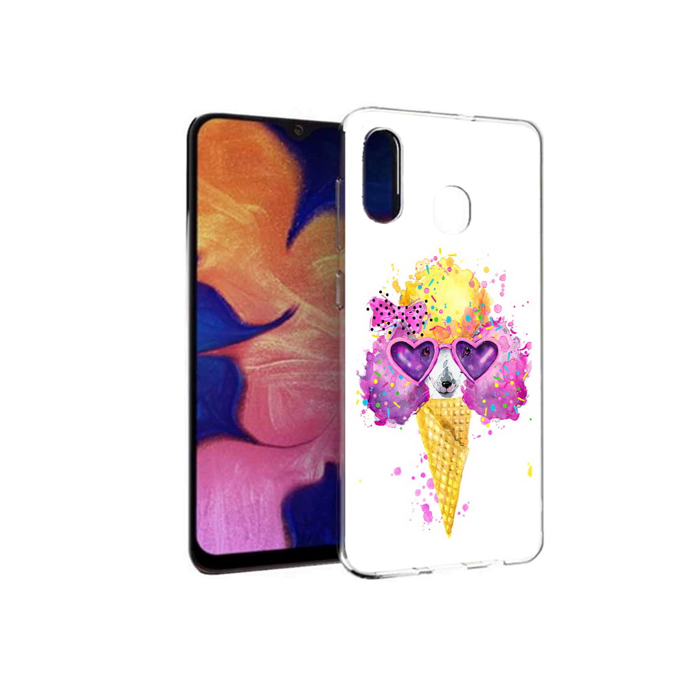 

Чехол MyPads Tocco для Samsung Galaxy A30 Рожок (PT126700.499.146), Прозрачный, Tocco