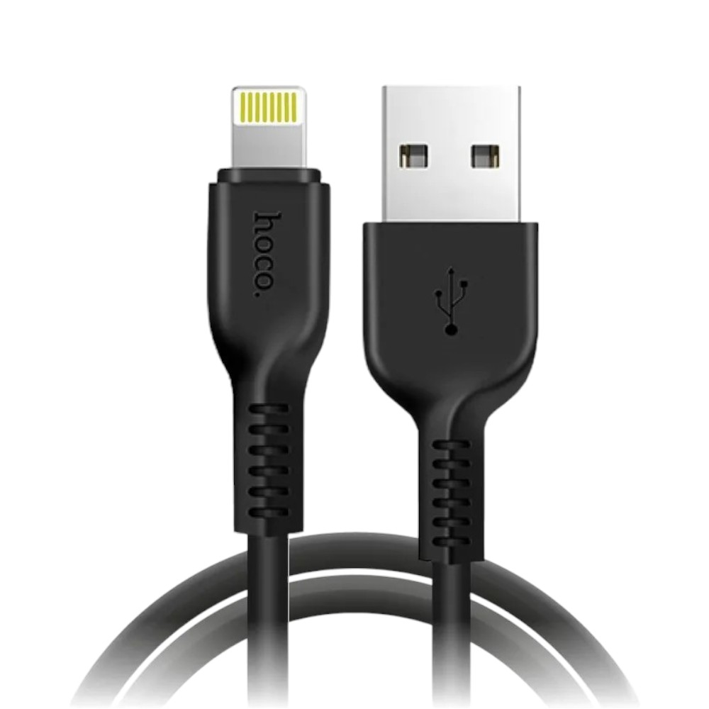 

Кабель Lightning-USB Hoco X20 1м черный, X20