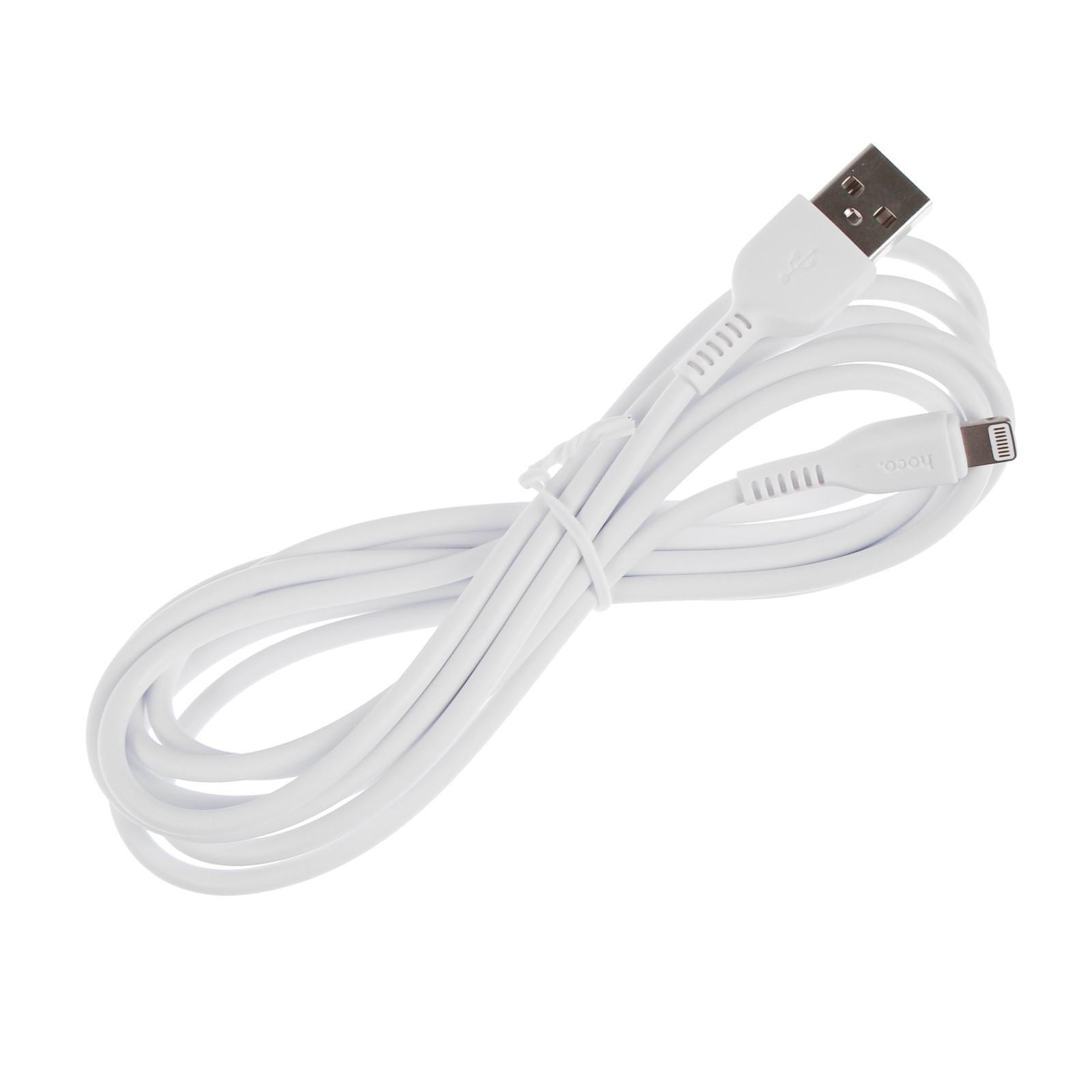 

Кабель Lightning-USB Hoco 2м белый