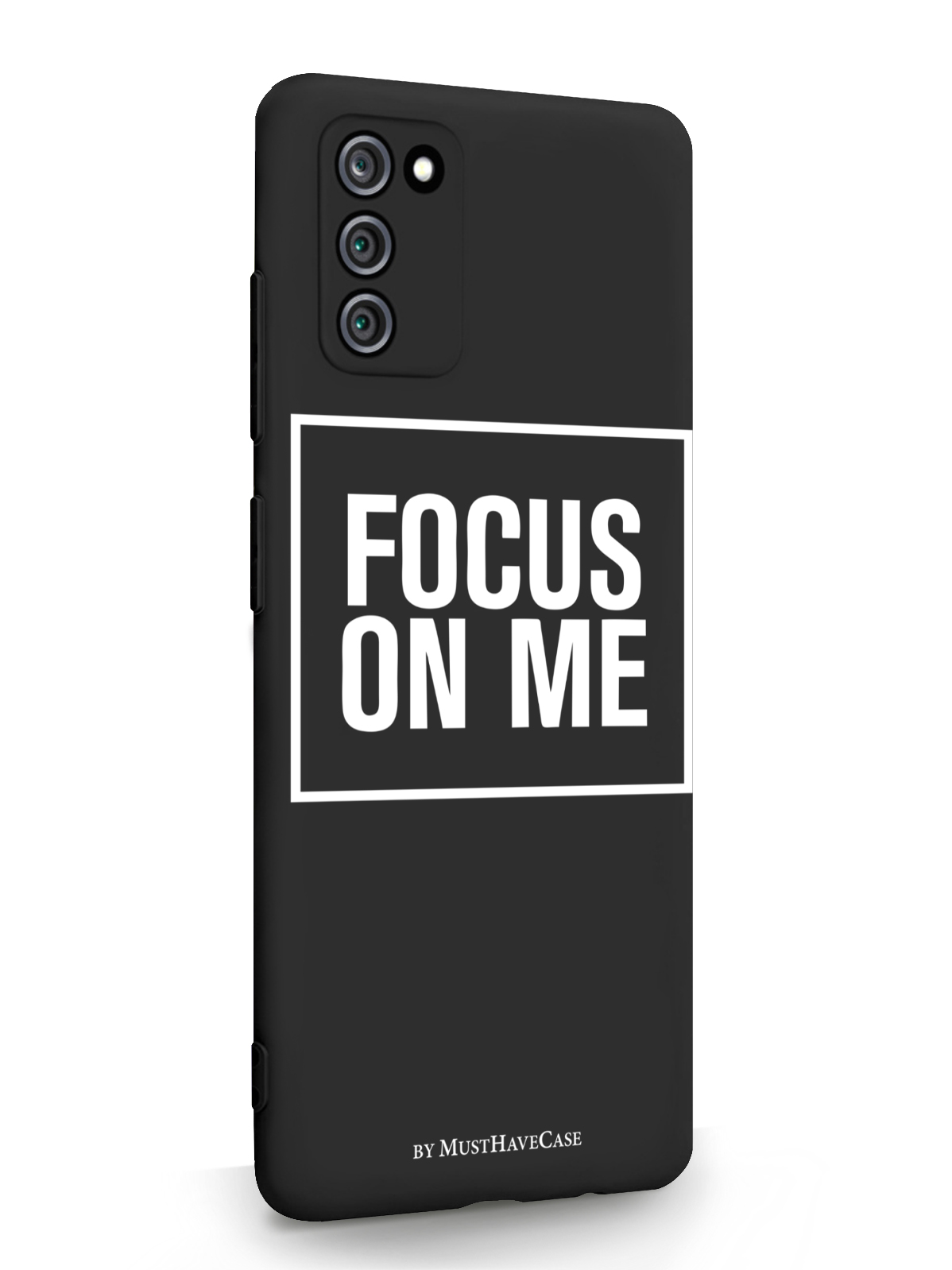 фото Чехол musthavecase для samsung galaxy a03s focus on me черный