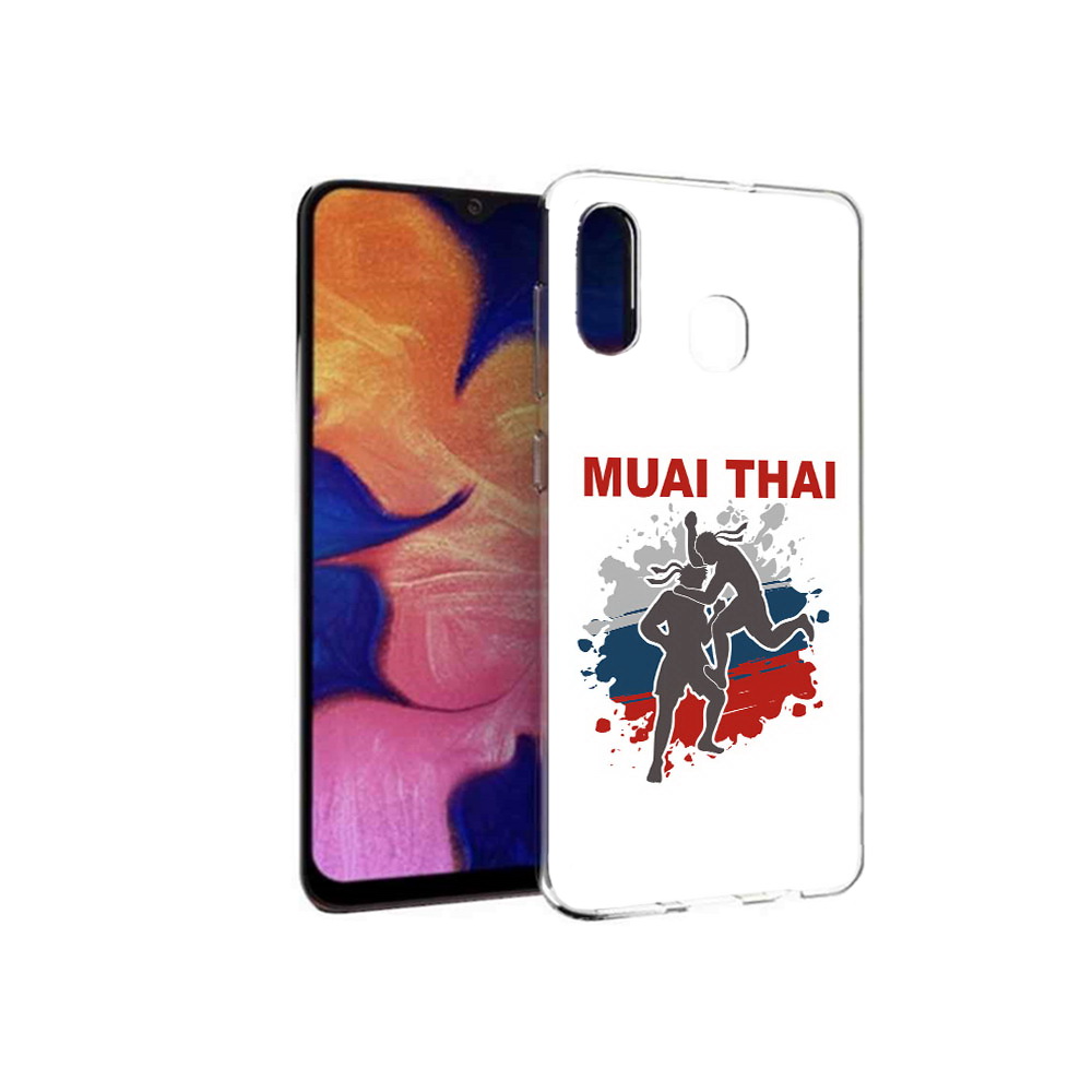 

Чехол MyPads Tocco для Samsung Galaxy A30 Муайтай (PT126700.499.123), Прозрачный, Tocco
