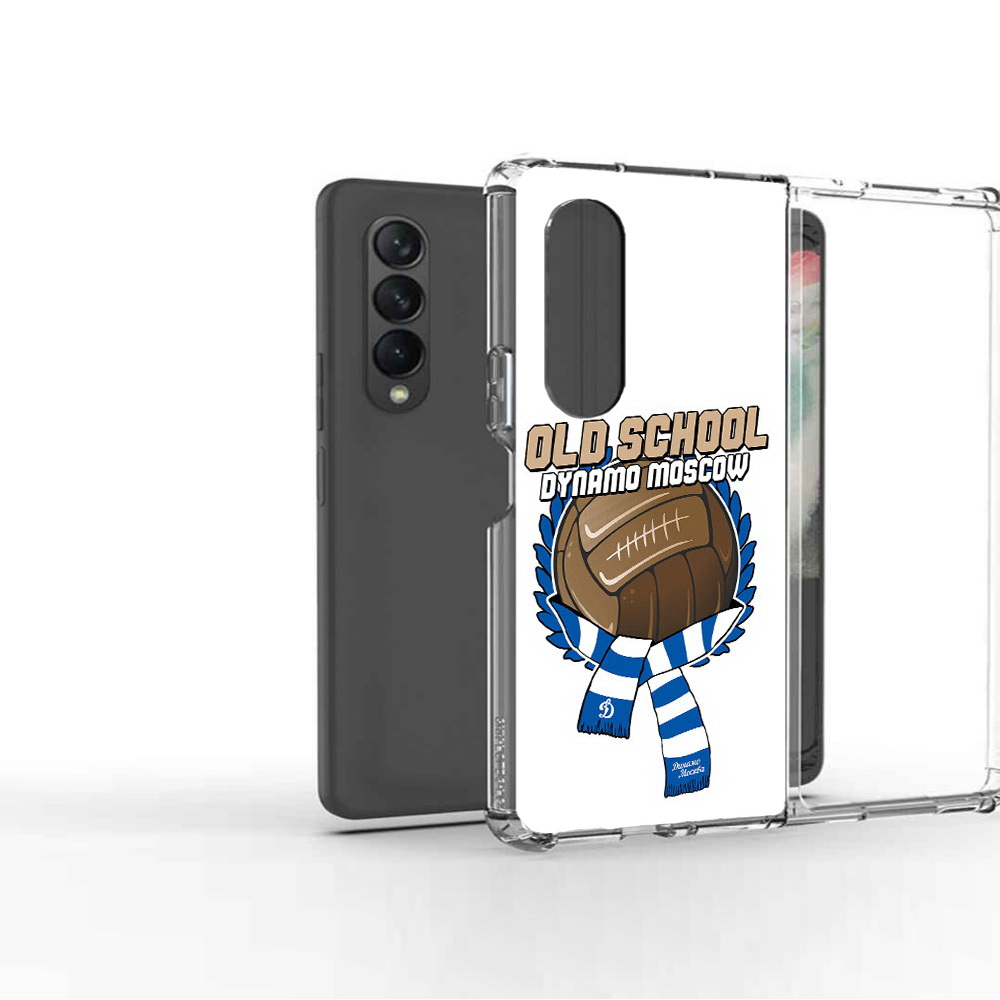 

Чехол MyPads Tocco для Samsung Galaxy Z Fold 3 ФК Динамо олд скул, Прозрачный, Tocco