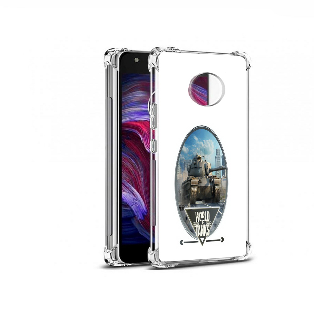 

Чехол MyPads Tocco для Motorola Moto X4 игра с танками (PT96319.371.375), Прозрачный, Tocco