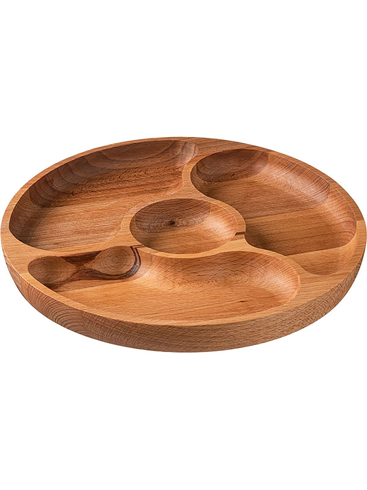 Менажница круглая ALM 25 см деревянная