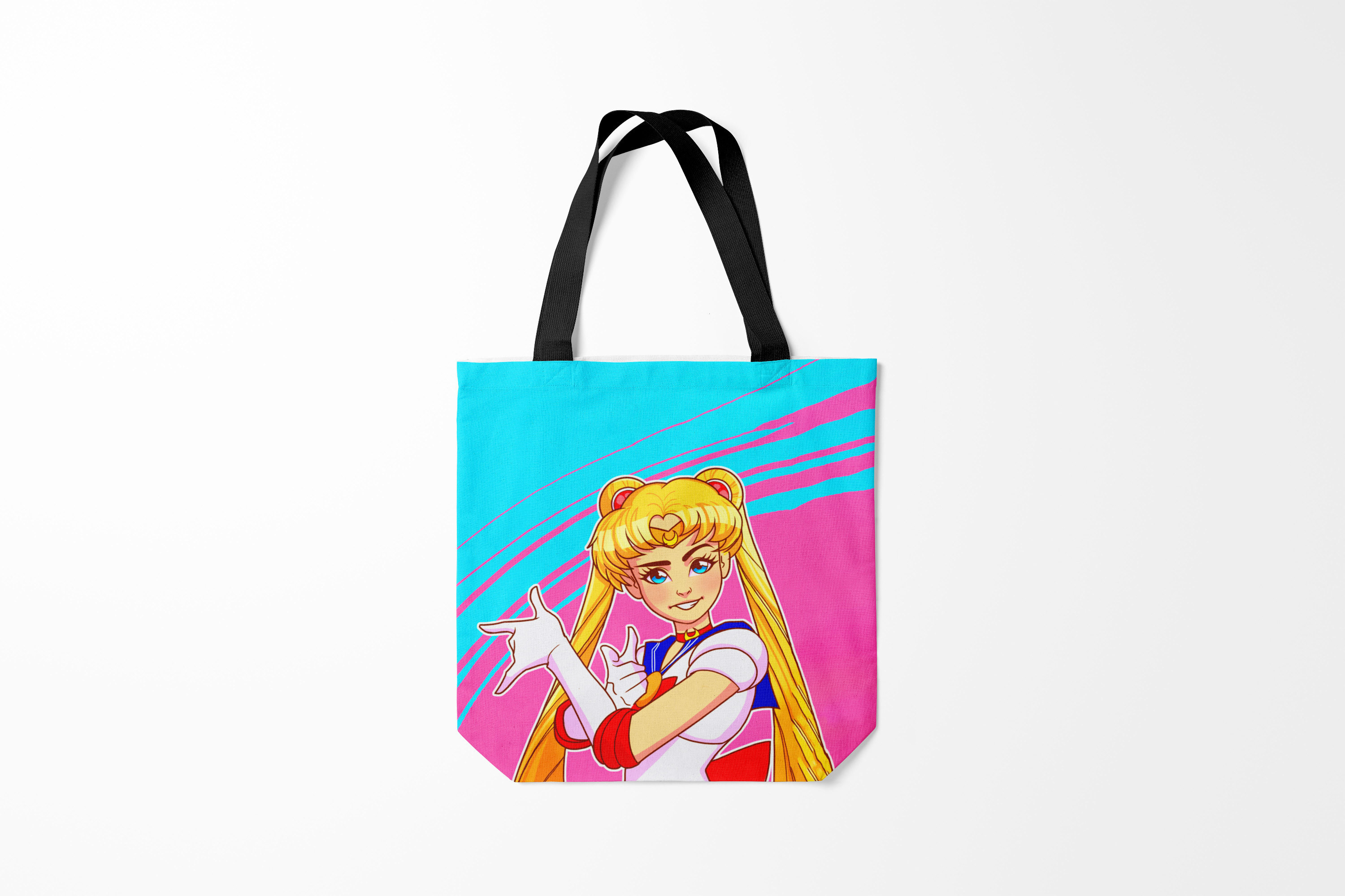 

Сумка шoппер унисекс Burnettie Sailor Moon СЕЙЛОР МУН, розовый; голубой, Sailor Moon СЕЙЛОР МУН