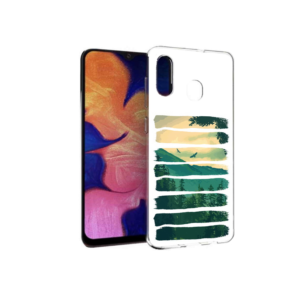 

Чехол MyPads Tocco для Samsung Galaxy A30 Лесная чаща (PT126700.499.107), Прозрачный, Tocco