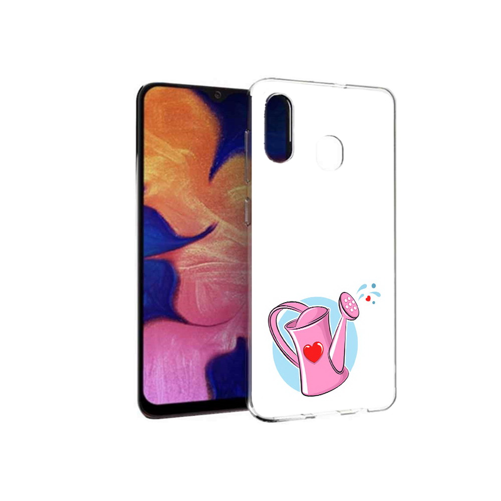 

Чехол MyPads Tocco для Samsung Galaxy A30 Лейка любви 14 февраля (PT126700.499.103), Прозрачный, Tocco