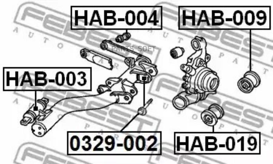 

FEBEST Болт FEBEST 2929-003