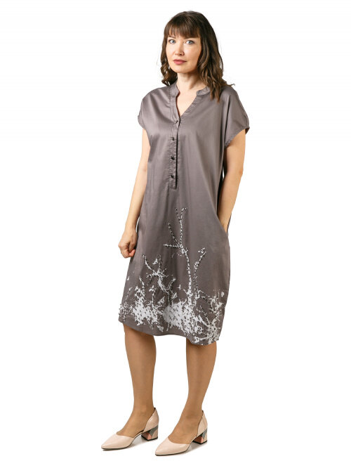 Платье женское Westfalika EF20-92036-1-1 серое 46 RU