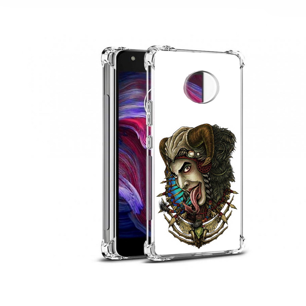 

Чехол MyPads Tocco для Motorola Moto X4 длинный язык (PT96319.371.330), Прозрачный, Tocco