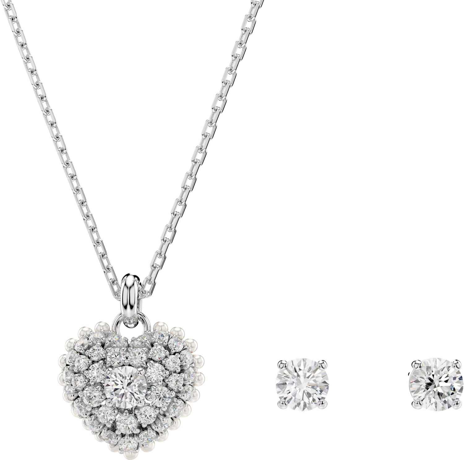 Кольесерьги из металла Swarovski 5684383 искусственный жемчугswarovski 28490₽