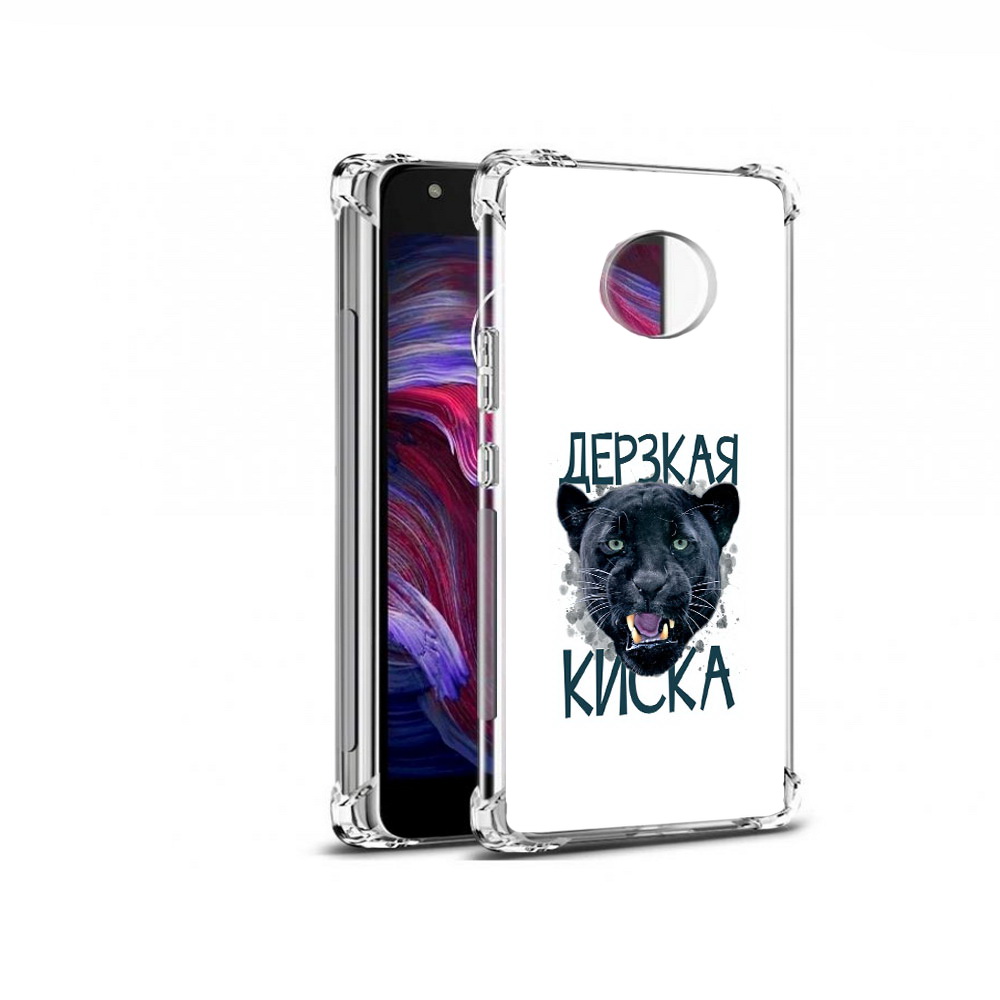 

Чехол MyPads Tocco для Motorola Moto X4 дерзкая киска (PT96319.371.319), Прозрачный, Tocco