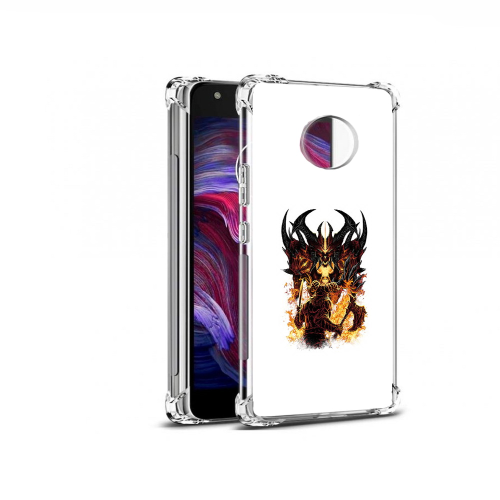 

Чехол MyPads Tocco для Motorola Moto X4 демон shadow fiend (PT96319.371.318), Прозрачный, Tocco