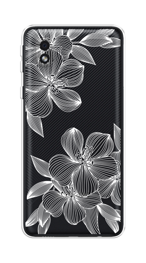 

Чехол на Samsung Galaxy A01 Core "Крокус", Белый;прозрачный, 2101250-1