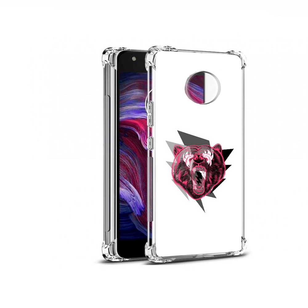 

Чехол MyPads Tocco для Motorola Moto X4 грозовой медведь (PT96319.371.301), Прозрачный, Tocco