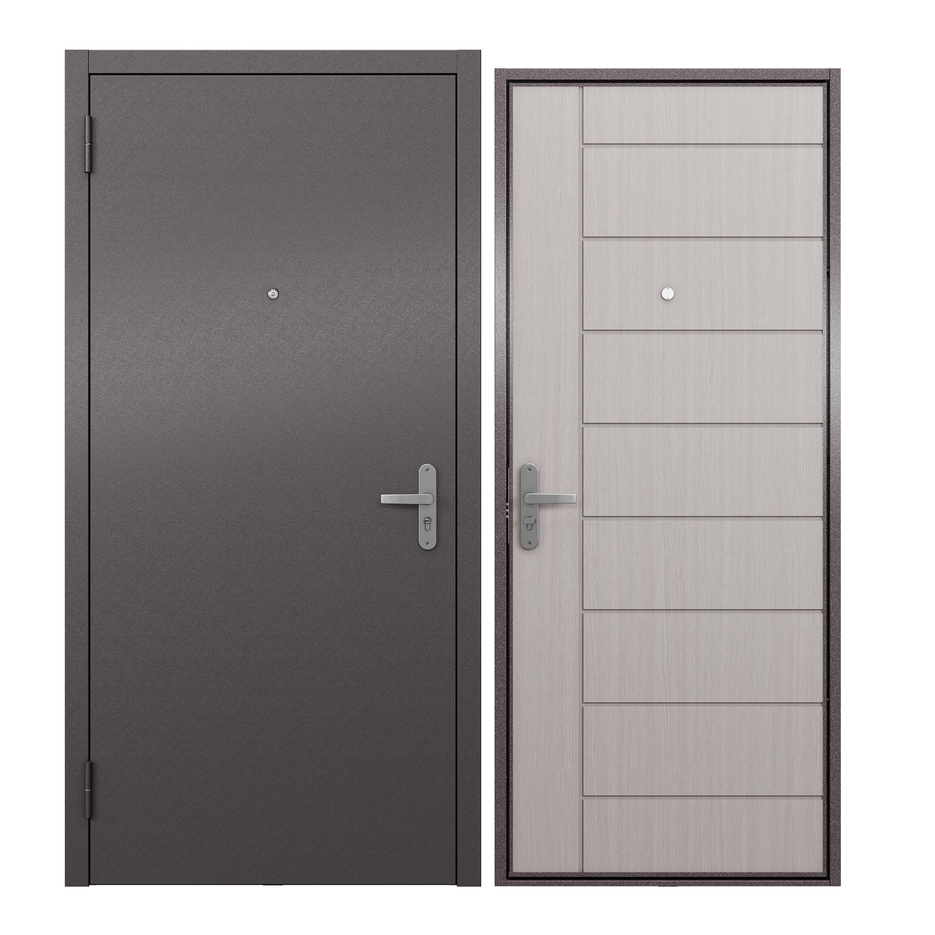 фото Дверь входная для квартиры proline металлическая terminal a 860х2050, левая, белый