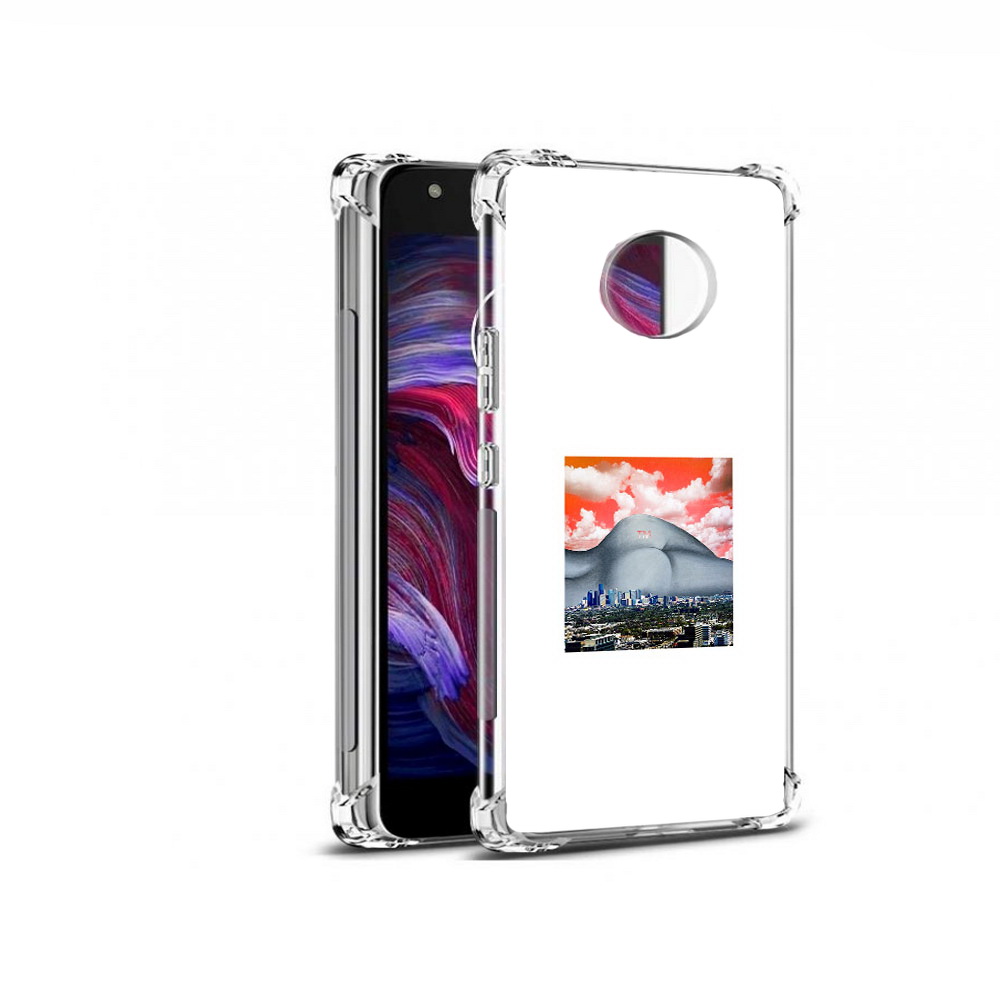 

Чехол MyPads Tocco для Motorola Moto X4 город с девушкой на фоне (PT96319.371.297), Прозрачный, Tocco