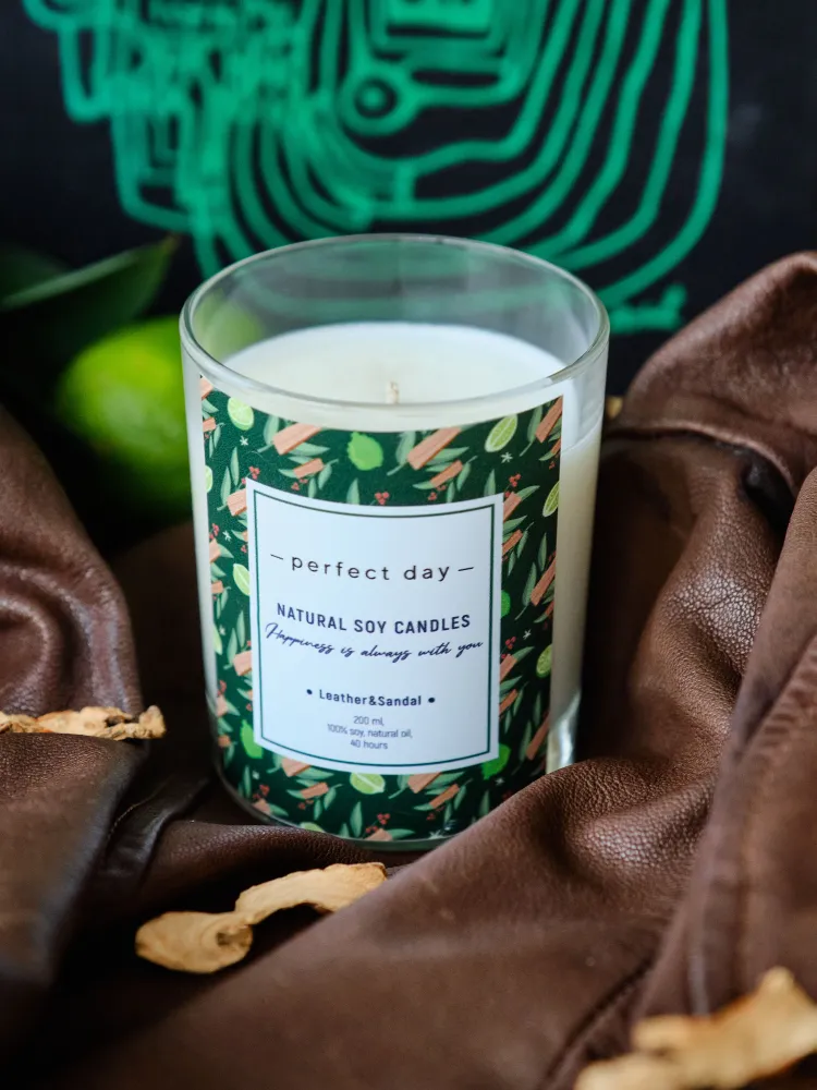 

Аромасвеча PERFECT DAY CANDLES Leather&Sandal Кожа&Сандал хлопковый фитиль, Leather&Sandal / Кожа&Сандал хлопковый фитиль