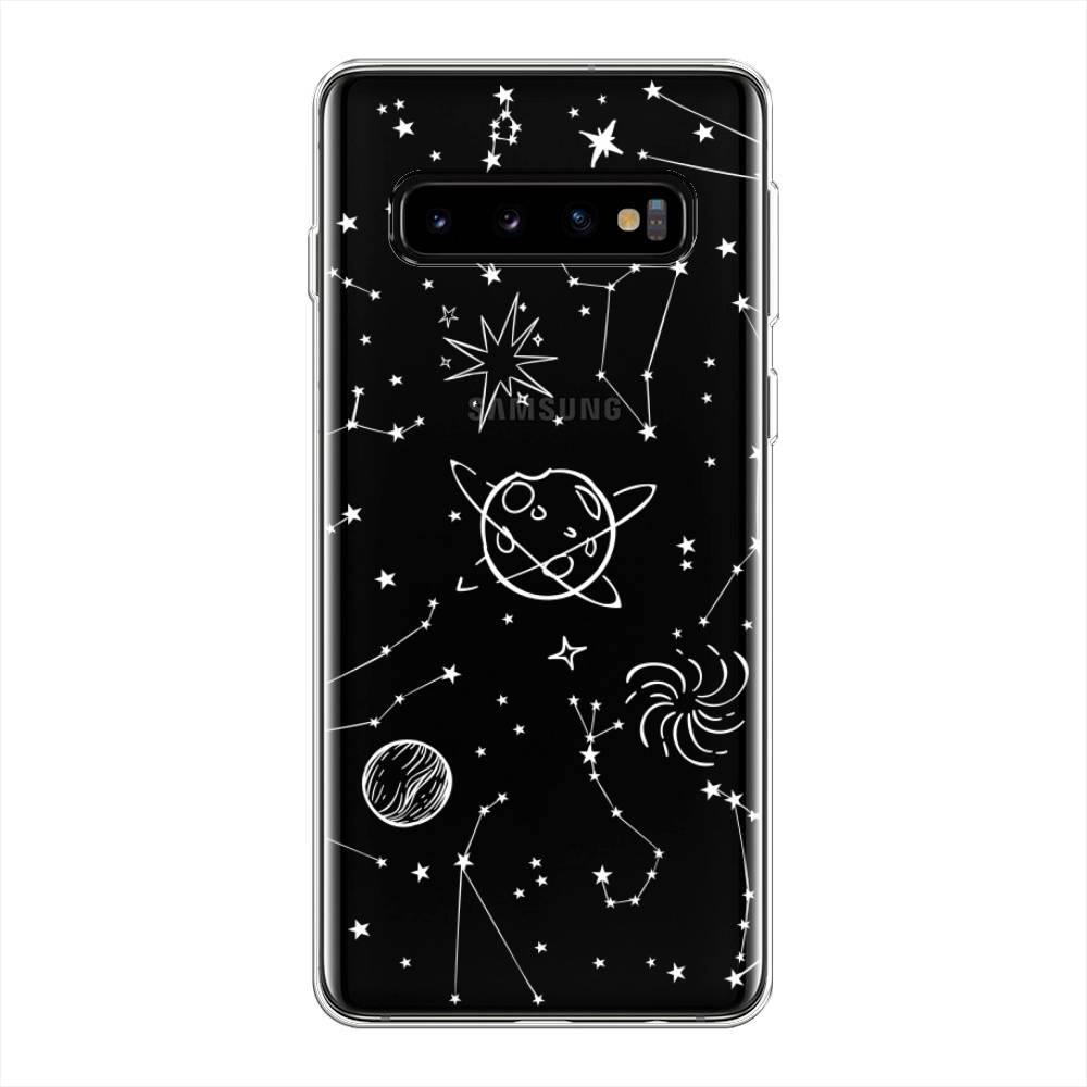 фото Чехол на samsung galaxy s10 plus "планеты в космосе" case place