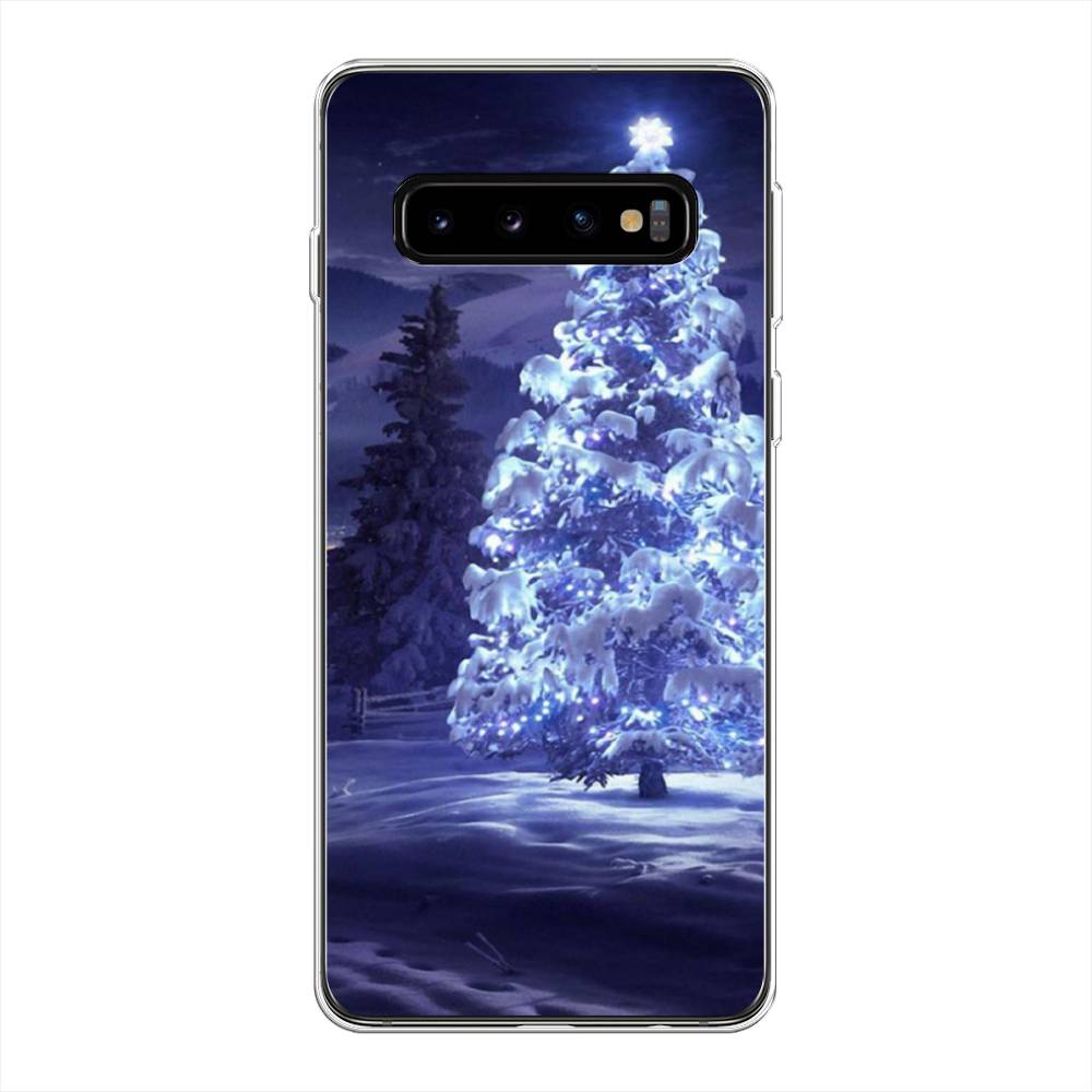 

Чехол на Samsung Galaxy S10 Plus "Зима 4", Синий;черный;белый, 27150-2