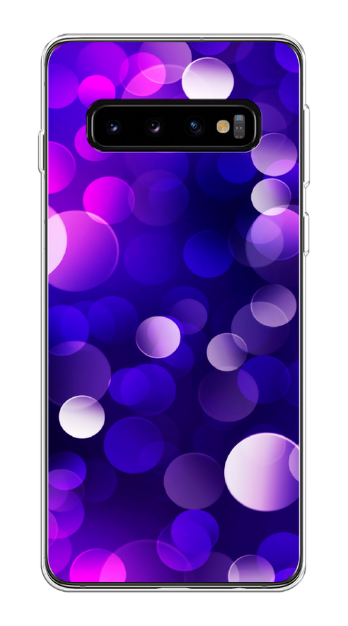 

Чехол на Samsung Galaxy S10 Plus "Абстракция 27", Фиолетовый, 27150-3