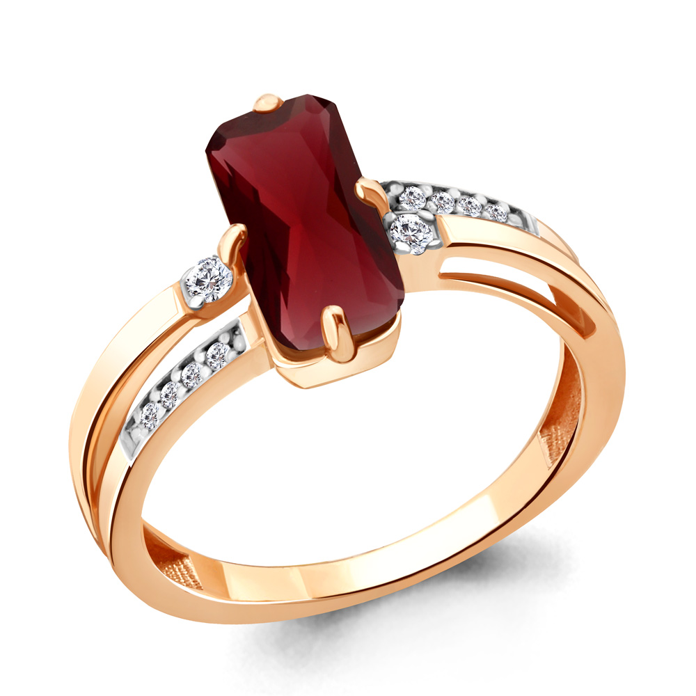 

Кольцо из серебра с фианитом Aquamarine Aquamarine 6914185А_925_з р. 17, 6914185А_925_з