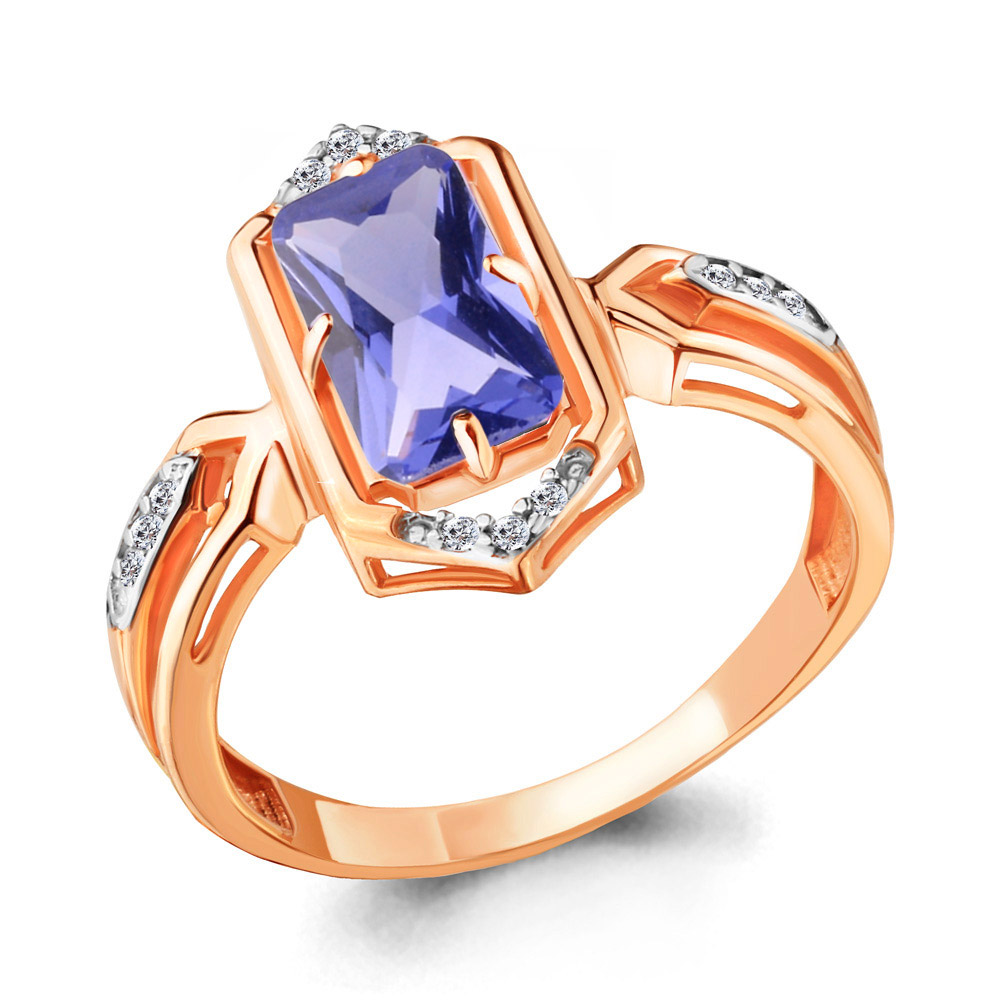 

Кольцо из серебра с фианитом Aquamarine Aquamarine 69139603А_925_з р. 17,5, 69139603А_925_з