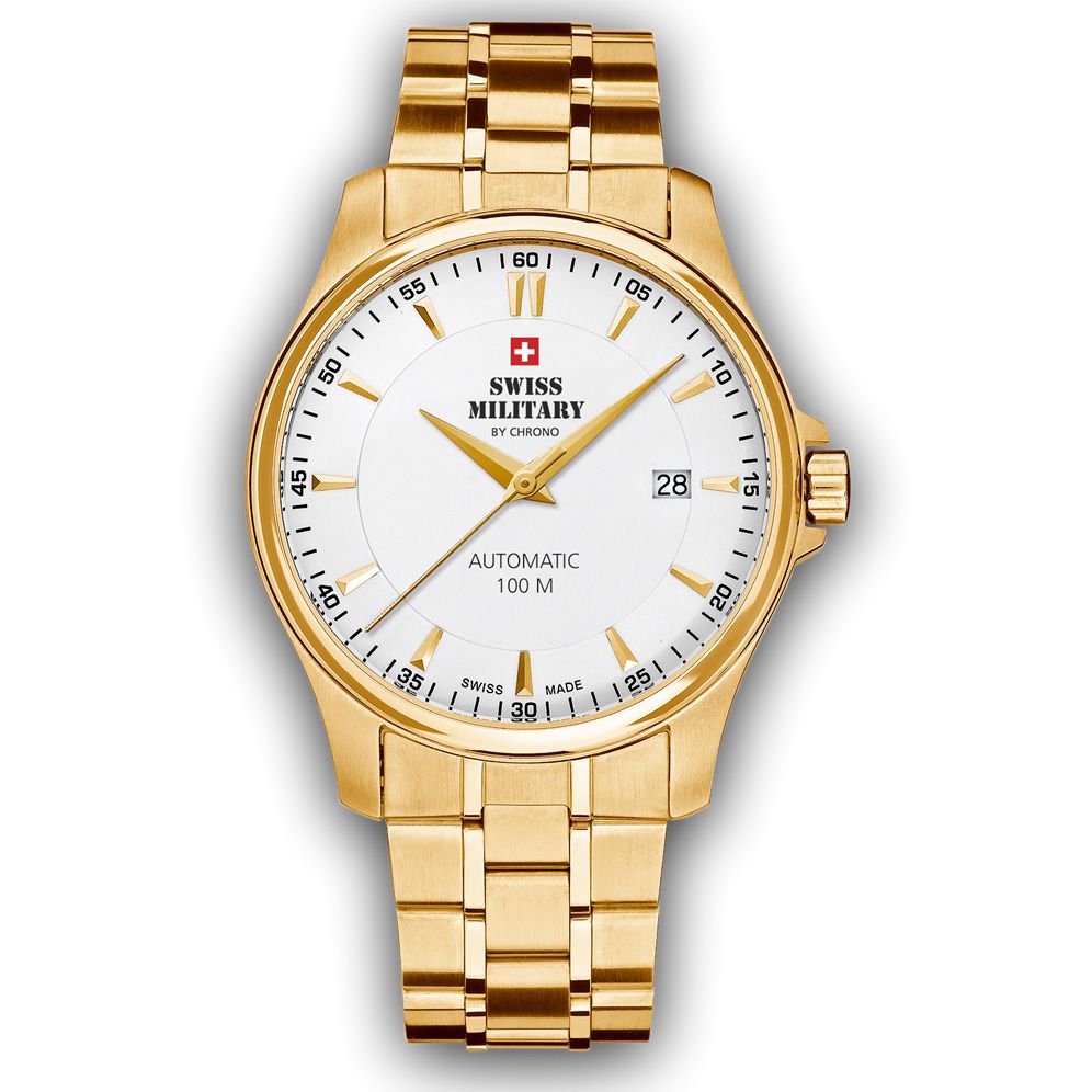 

Наручные часы мужские Swiss Military by Chrono SMA34025.04 золотистые, SMA34025.04