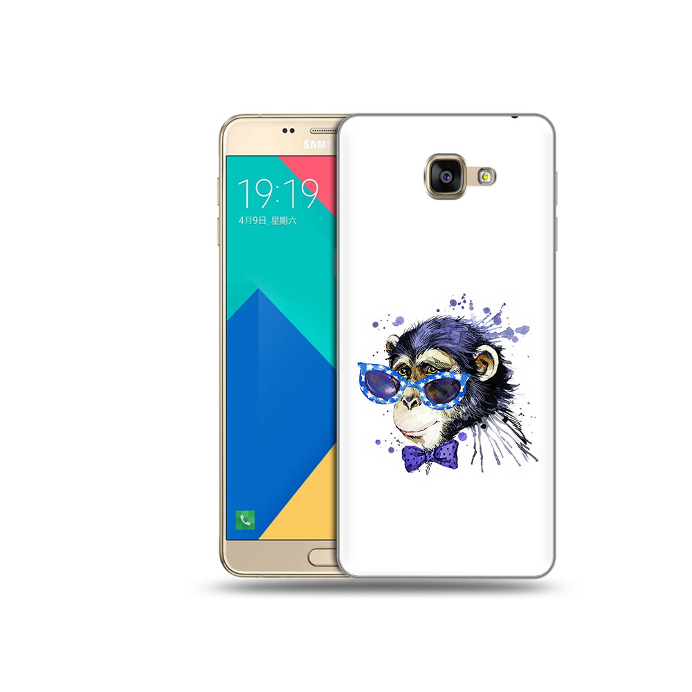 

Чехол MyPads Tocco для Samsung Galaxy A9 акварельная обезьяна (PT25200.562.216), Прозрачный, Tocco