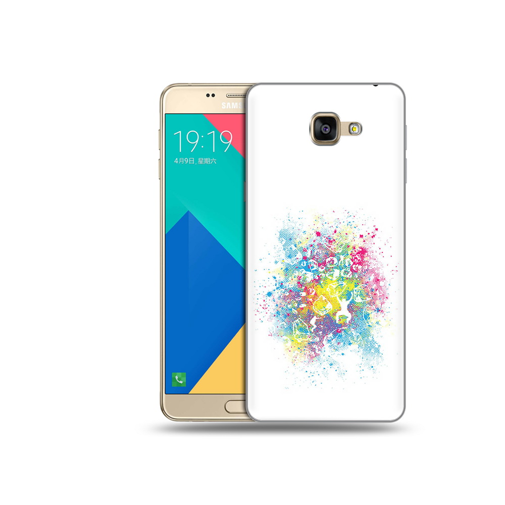 

Чехол MyPads Tocco для Samsung Galaxy A9 акварель абстракция (PT25200.562.214), Прозрачный, Tocco