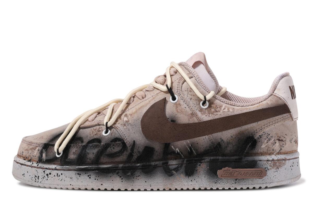 

Кеды унисекс Nike Court Vision 1 бежевые 44 EU, Бежевый, Court Vision 1
